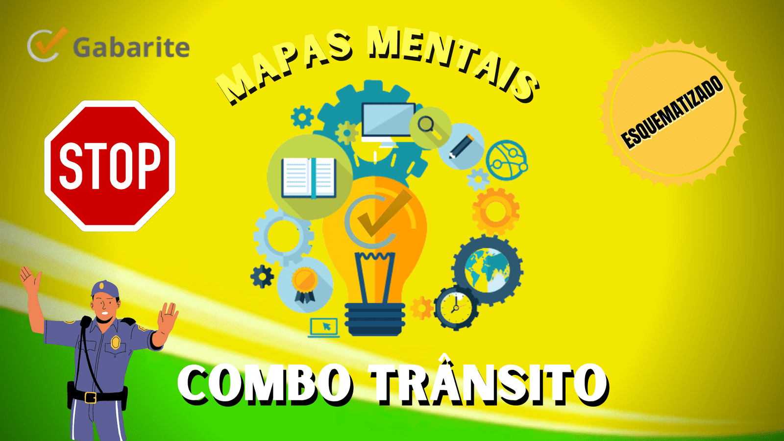 Combo Trânsito - 1.035 Mapas Mentais + 20.000 Questões + 6 E-books