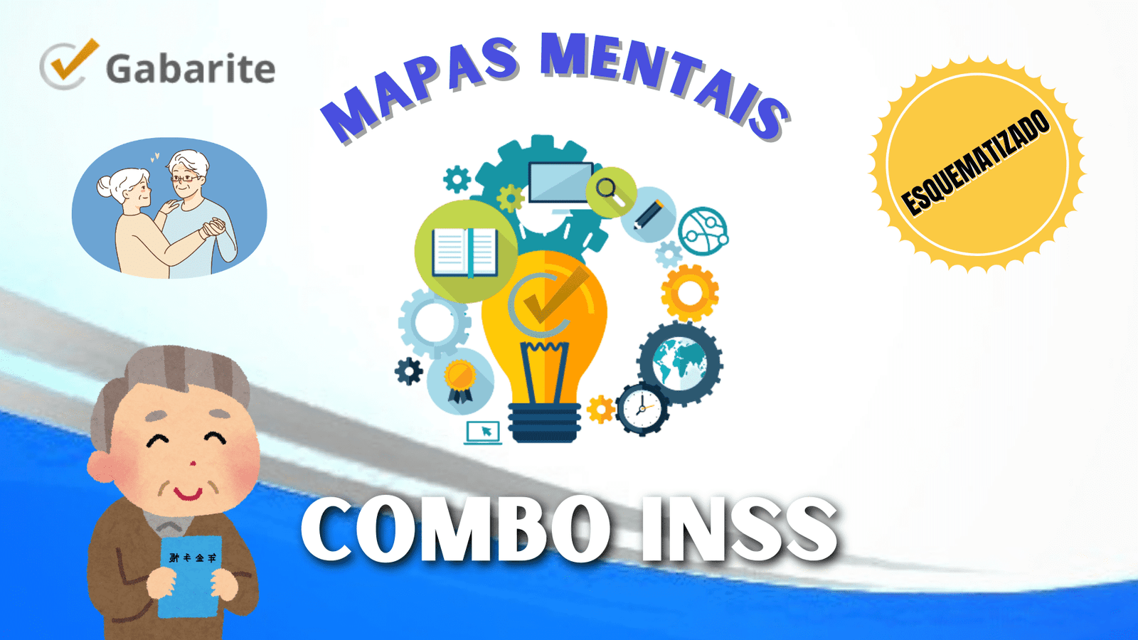 Combo INSS - 610 Mapas Mentais + 20.000 Questões + 6 E-books